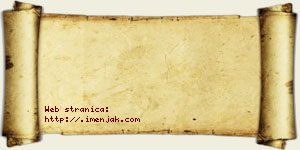 Borka Aćimović vizit kartica